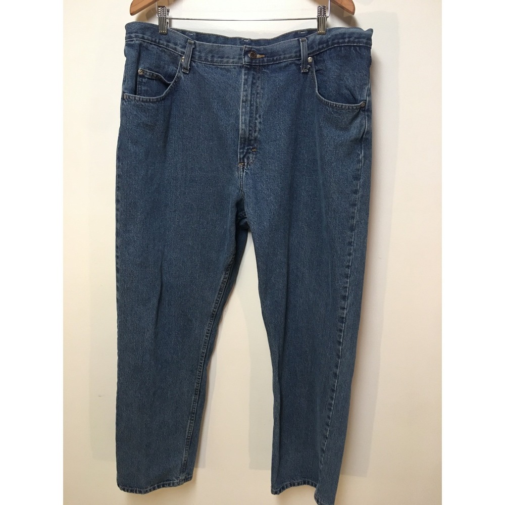 Wrangler Hero Relaxed Fit Jeans Mens 40x32 Blue‎ Medium Wash 100% Cotton 97601VR